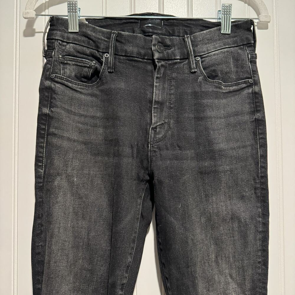 Mother Jeans Looker Ankle Fray Night Hawk Size 27 - Picture 3 of 10